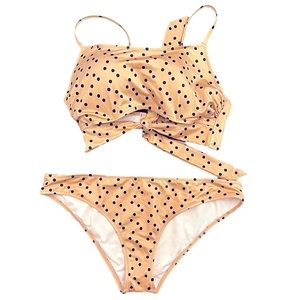 EUC Shade and Shore polka dot bikini